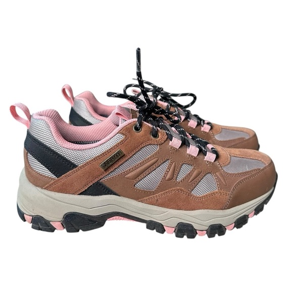 Skechers Womens Selmen West Highland Trainers Brown Tan Waterproof Size 8.5 - Picture 2 of 9